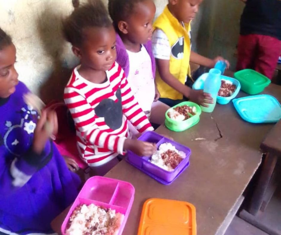 Zambia Africa meal ministry, vulnerable children