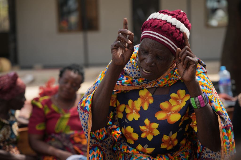 praying serving vulnerable children and widows