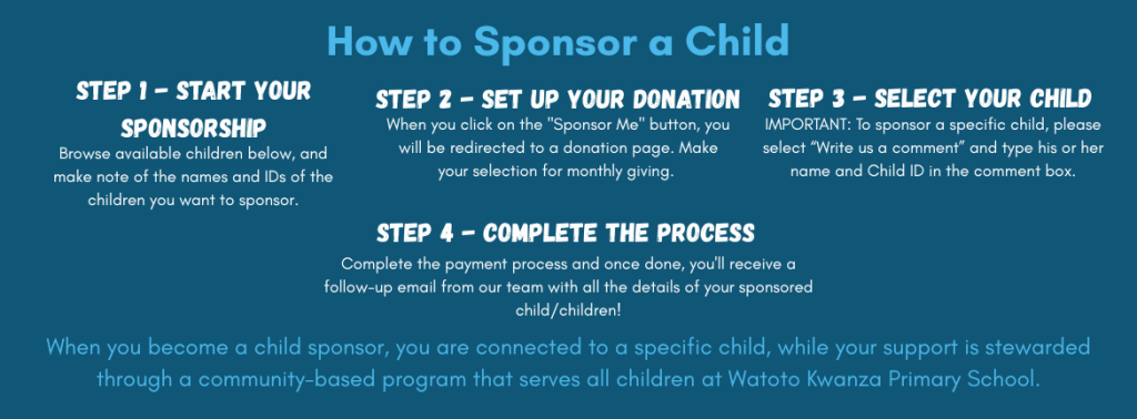tanzania child sponsorships